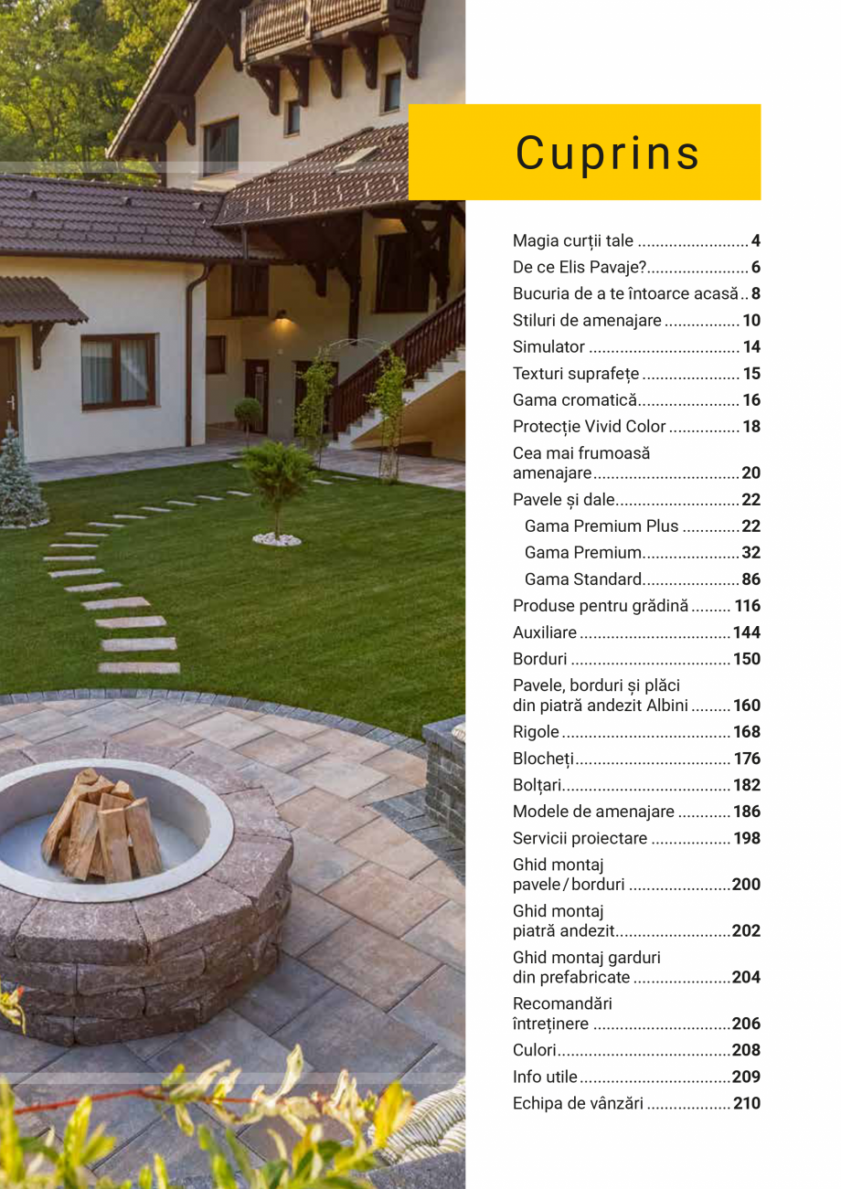 Pagina 3-Catalog de produse Elis  Pavaje 2026-2027 ELIS PAVAJE Catalog, brosura Romana  Începe
cu o idee, cu...