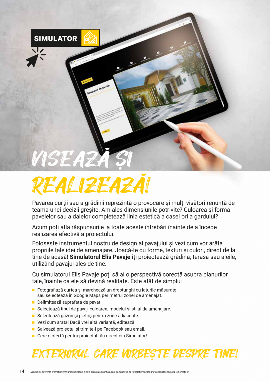 Pagina 14-Catalog de produse Elis  Pavaje 2026-2027 ELIS PAVAJE Catalog, brosura Romana auzate de condițiile ...