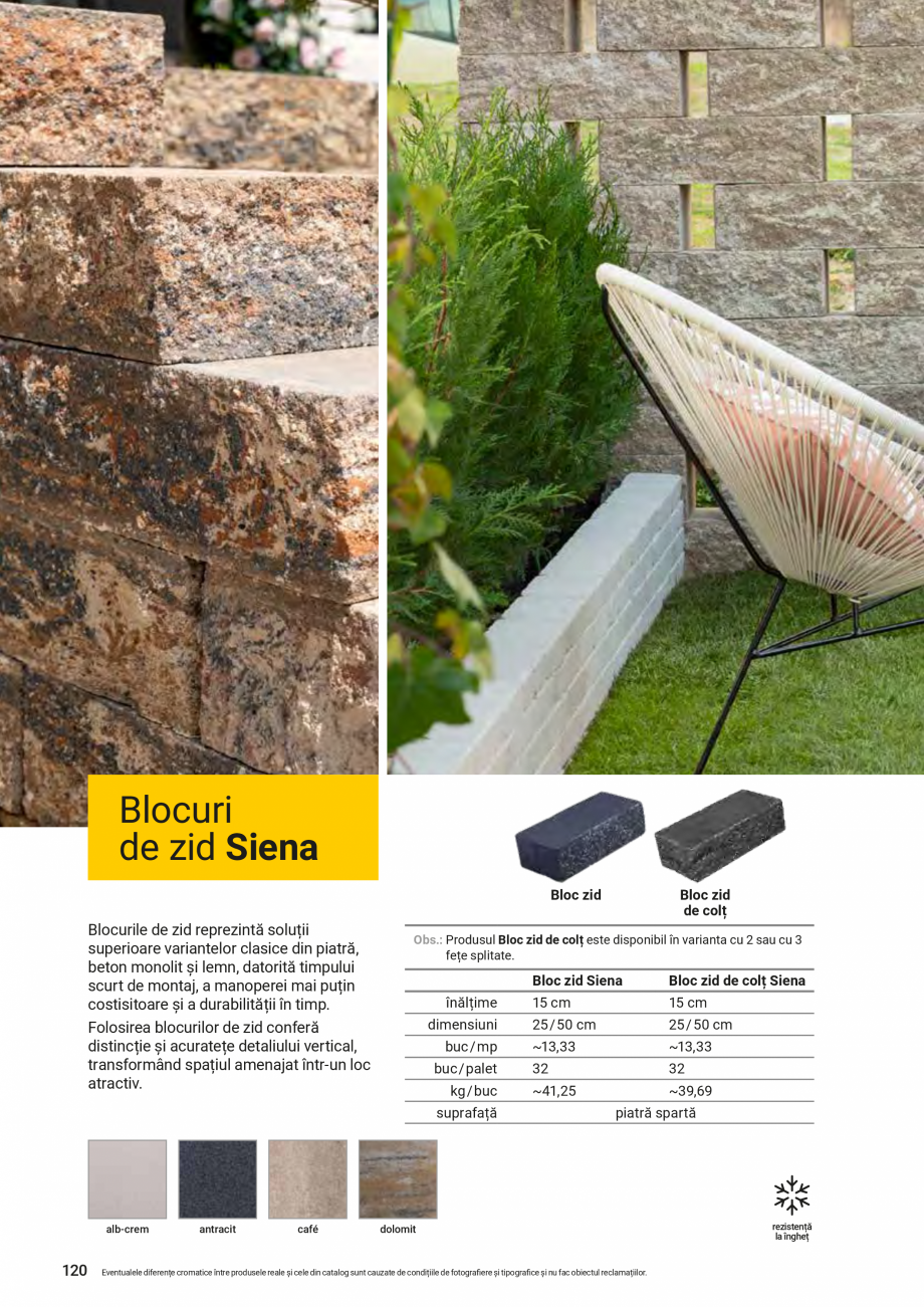 Pagina 120-Catalog de produse Elis  Pavaje 2026-2027 ELIS PAVAJE Catalog, brosura Romana beton monocrom

R9...