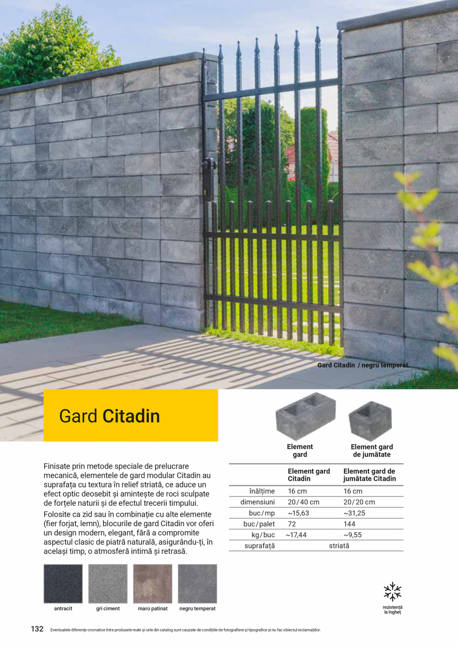 Pagina 132-Catalog de produse Elis  Pavaje 2026-2027 ELIS PAVAJE Catalog, brosura Romana trat P8

Modelul M102
...