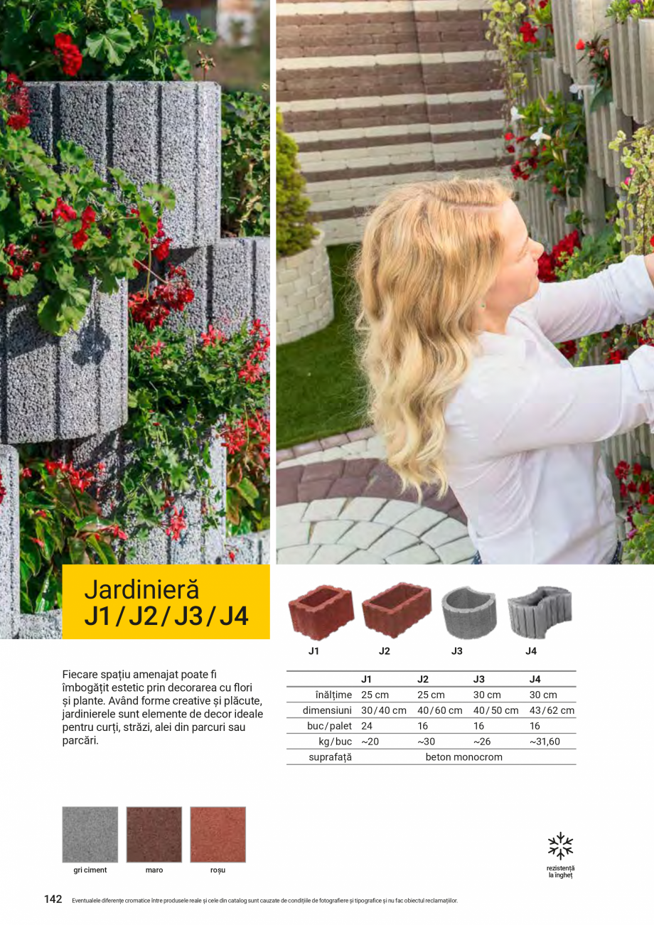 Pagina 142-Catalog de produse Elis  Pavaje 2026-2027 ELIS PAVAJE Catalog, brosura Romana Baroc D12
50/25
2...