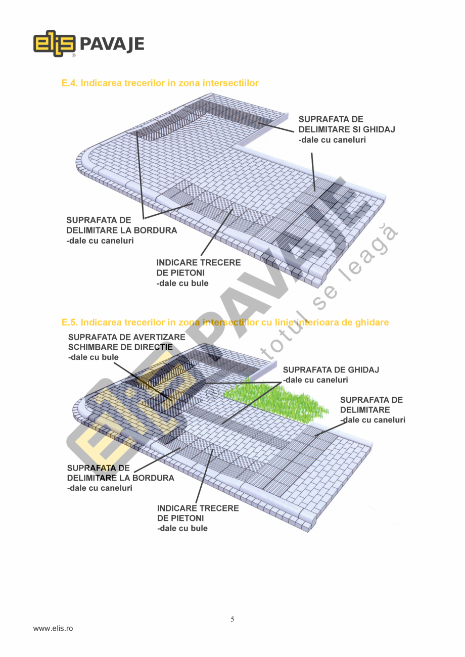 Pagina 5-Fisa tehnica Dale  ELIS PAVAJE TACTILO 1 Fisa tehnica Romana  va fi important sa se prevada...