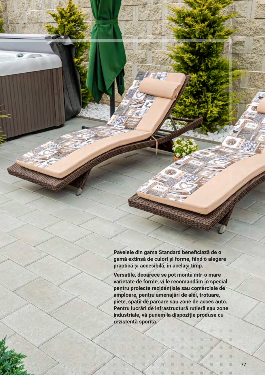 Pagina 67-Catalog - Elis Pavaje - 2024-2025 - Dale pentru pardoseli exterioare, alei sau terase ELIS PAVAJE...