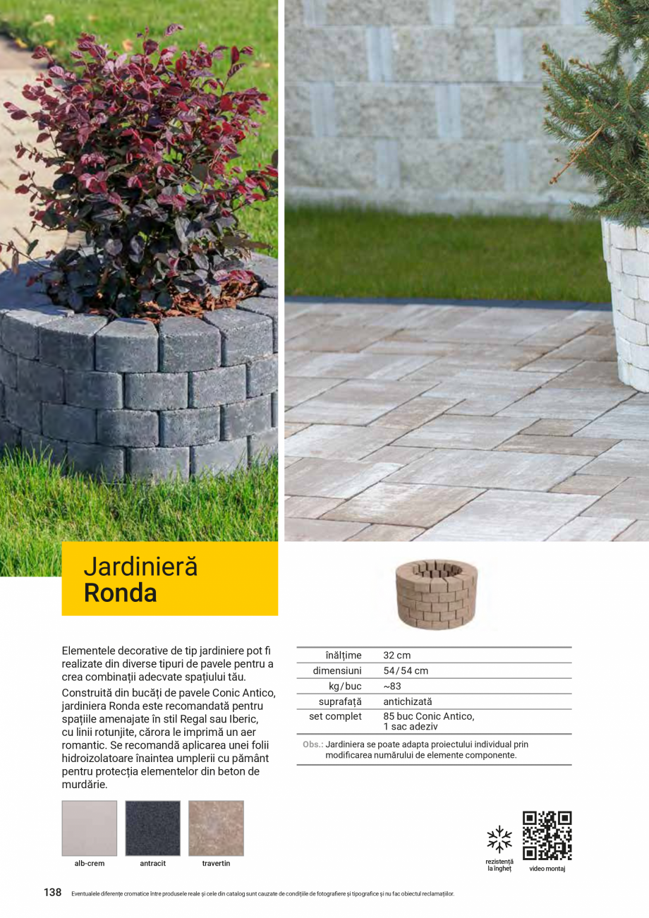 Pagina 138-Catalog de produse Elis  Pavaje 2026-2027 ELIS PAVAJE Catalog, brosura Romana Combinații Dimensiuni...