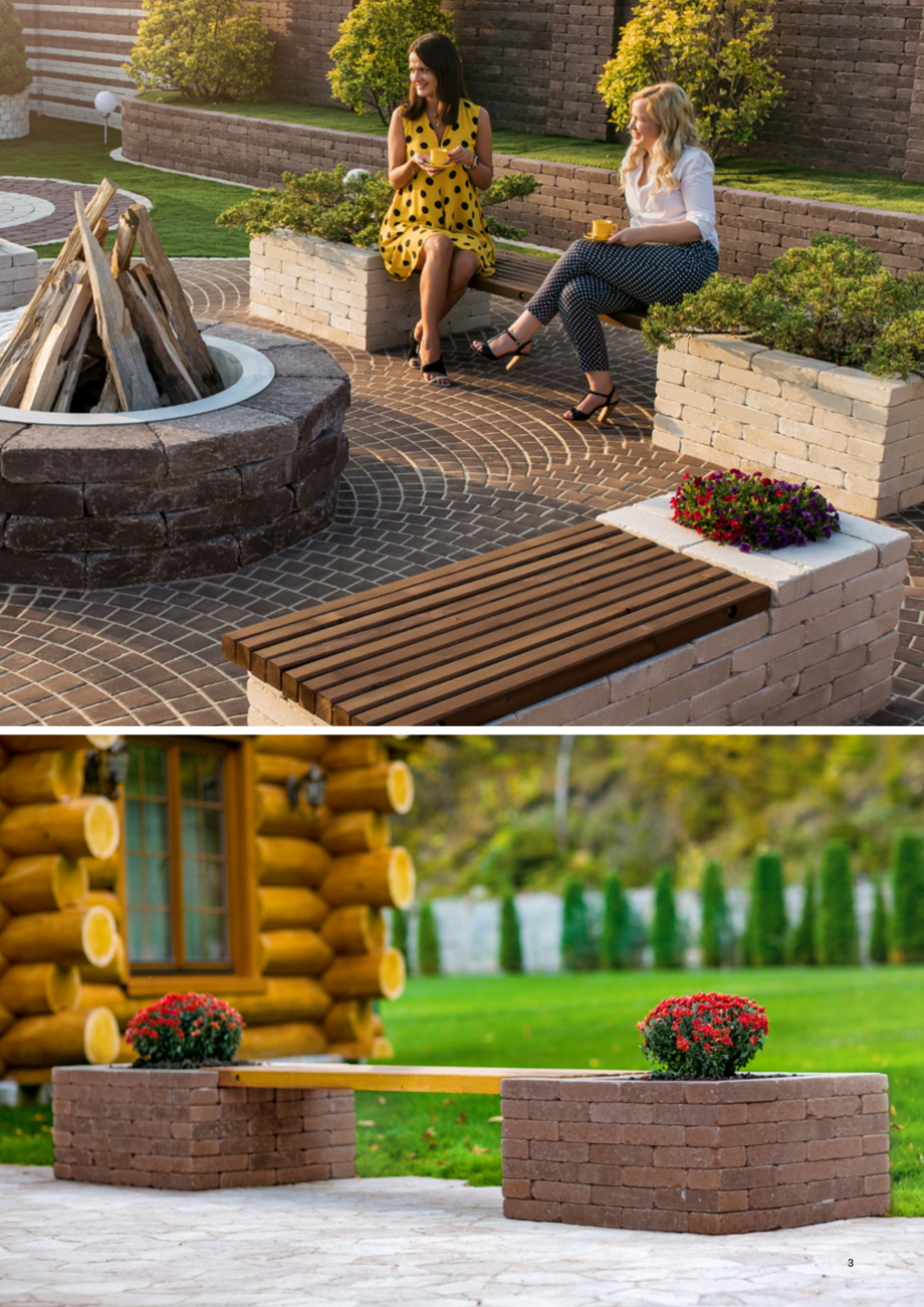 Pagina 3-Mobilier modular pentru gradina ELIS PAVAJE Catalog, brosura Romana e reale și cele prezentate sunt...