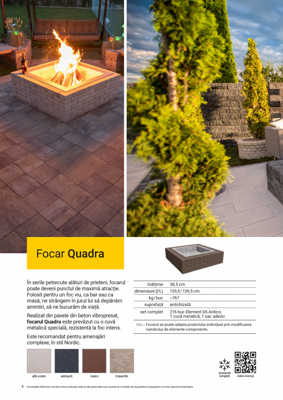 Pagina 4-Mobilier modular pentru gradina ELIS PAVAJE Catalog, brosura Romana Jardinieră
Quadra / Combi...