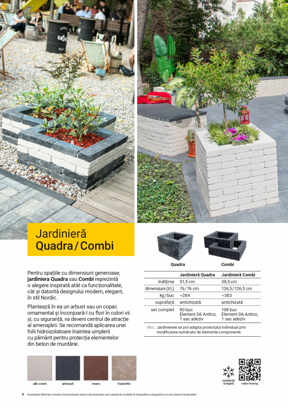 Pagina 8-Mobilier modular pentru gradina ELIS PAVAJE Catalog, brosura Romana 