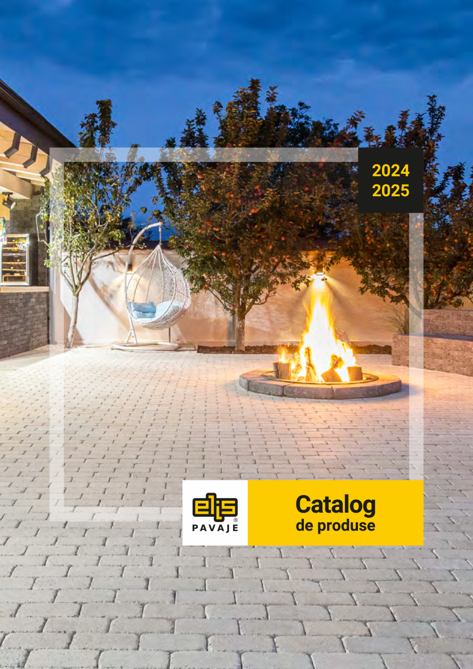 Pagina 1-Catalog - Elis Pavaje - 2024-2025 - Rigole din beton compact pentru zone cu trafic pietonal ELIS...