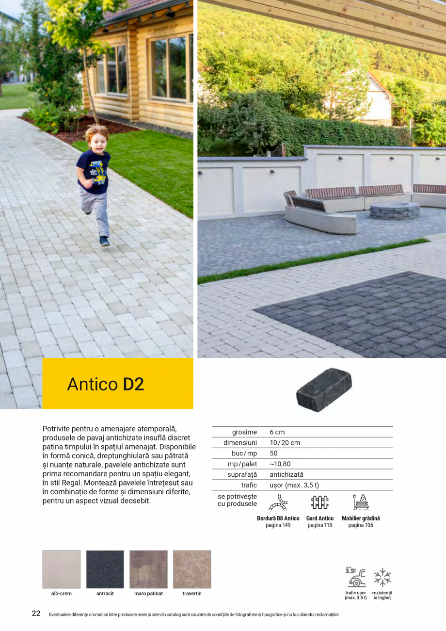 Pagina 12-Catalog - Elis Pavaje - 2024-2025 - Rigole din beton compact pentru zone cu trafic pietonal ELIS...
