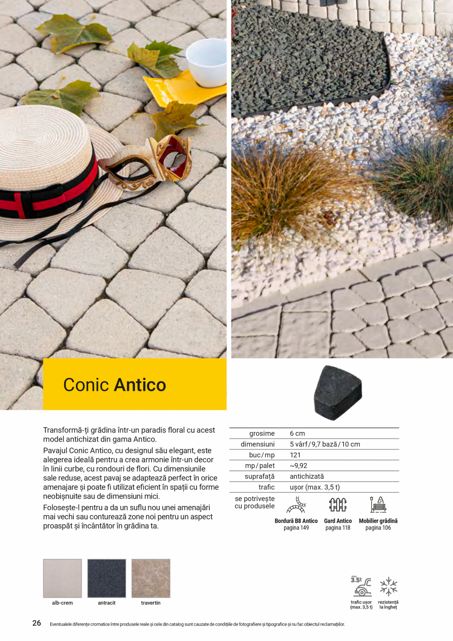 Pagina 16-Catalog - Elis Pavaje - 2024-2025 - Rigole din beton compact pentru zone cu trafic pietonal ELIS...