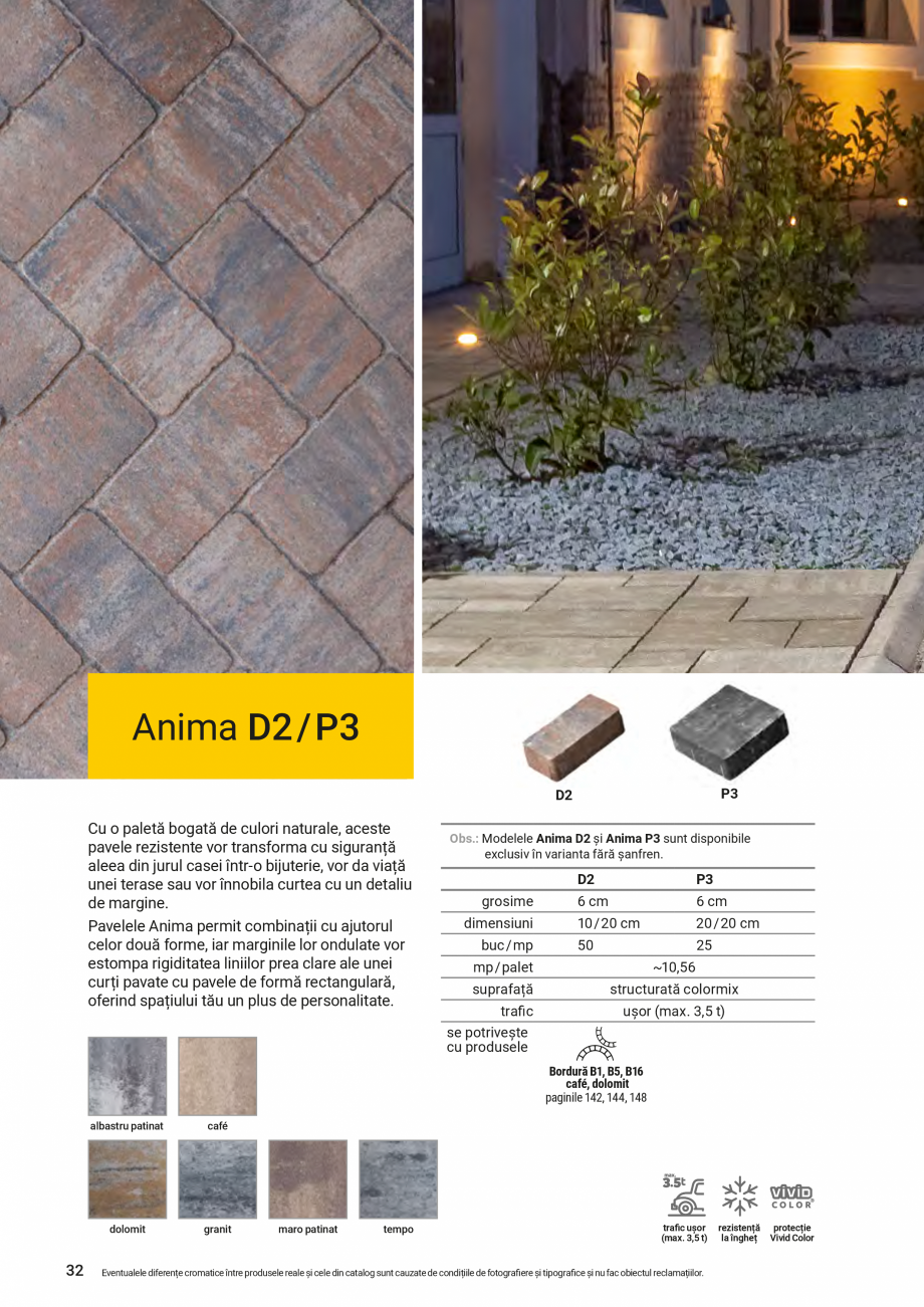 Pagina 22-Catalog - Elis Pavaje - 2024-2025 - Rigole din beton compact pentru zone cu trafic pietonal ELIS...