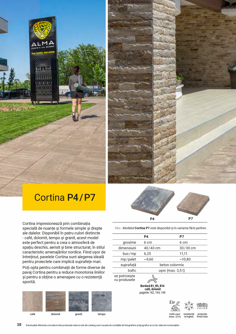 Pagina 28-Catalog - Elis Pavaje - 2024-2025 - Rigole din beton compact pentru zone cu trafic pietonal ELIS...