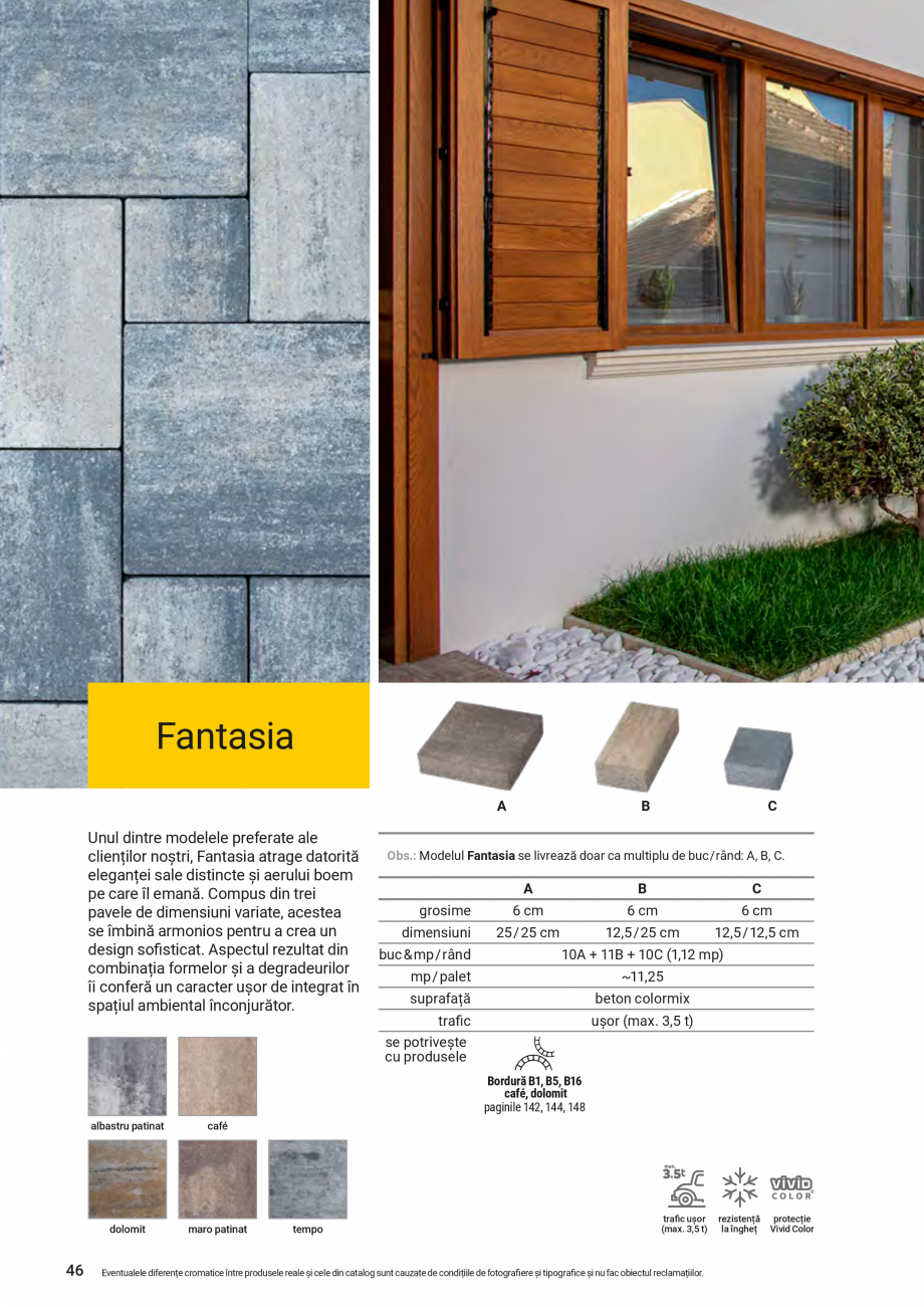Pagina 36-Catalog - Elis Pavaje - 2024-2025 - Rigole din beton compact pentru zone cu trafic pietonal ELIS...