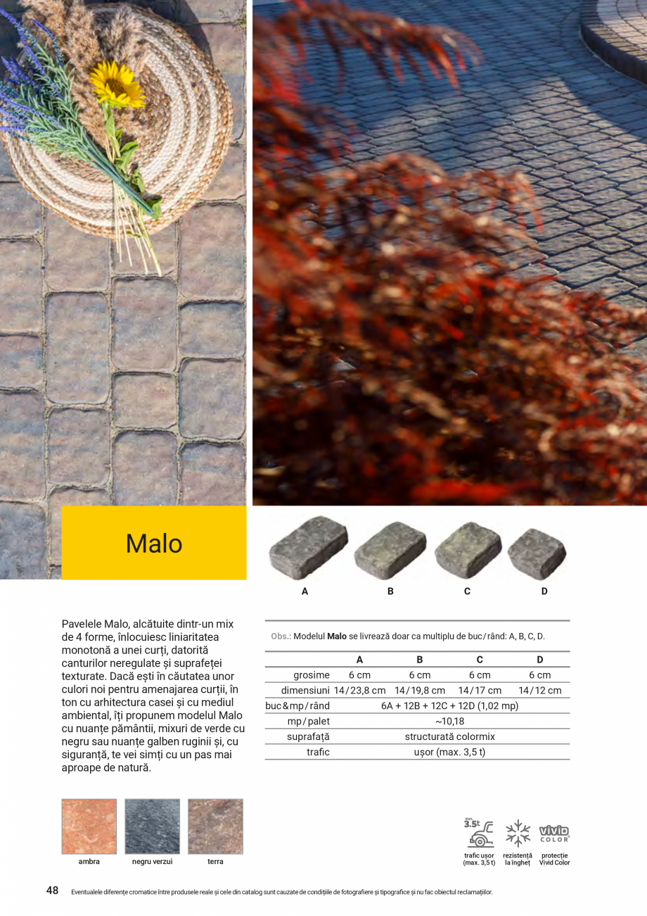 Pagina 38-Catalog - Elis Pavaje - 2024-2025 - Rigole din beton compact pentru zone cu trafic pietonal ELIS...