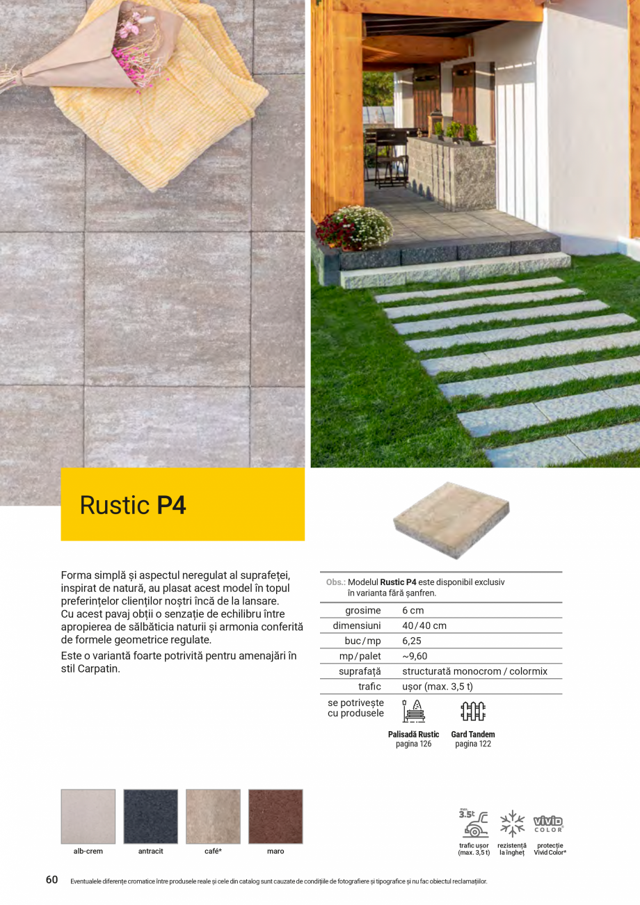 Pagina 50-Catalog - Elis Pavaje - 2024-2025 - Rigole din beton compact pentru zone cu trafic pietonal ELIS...