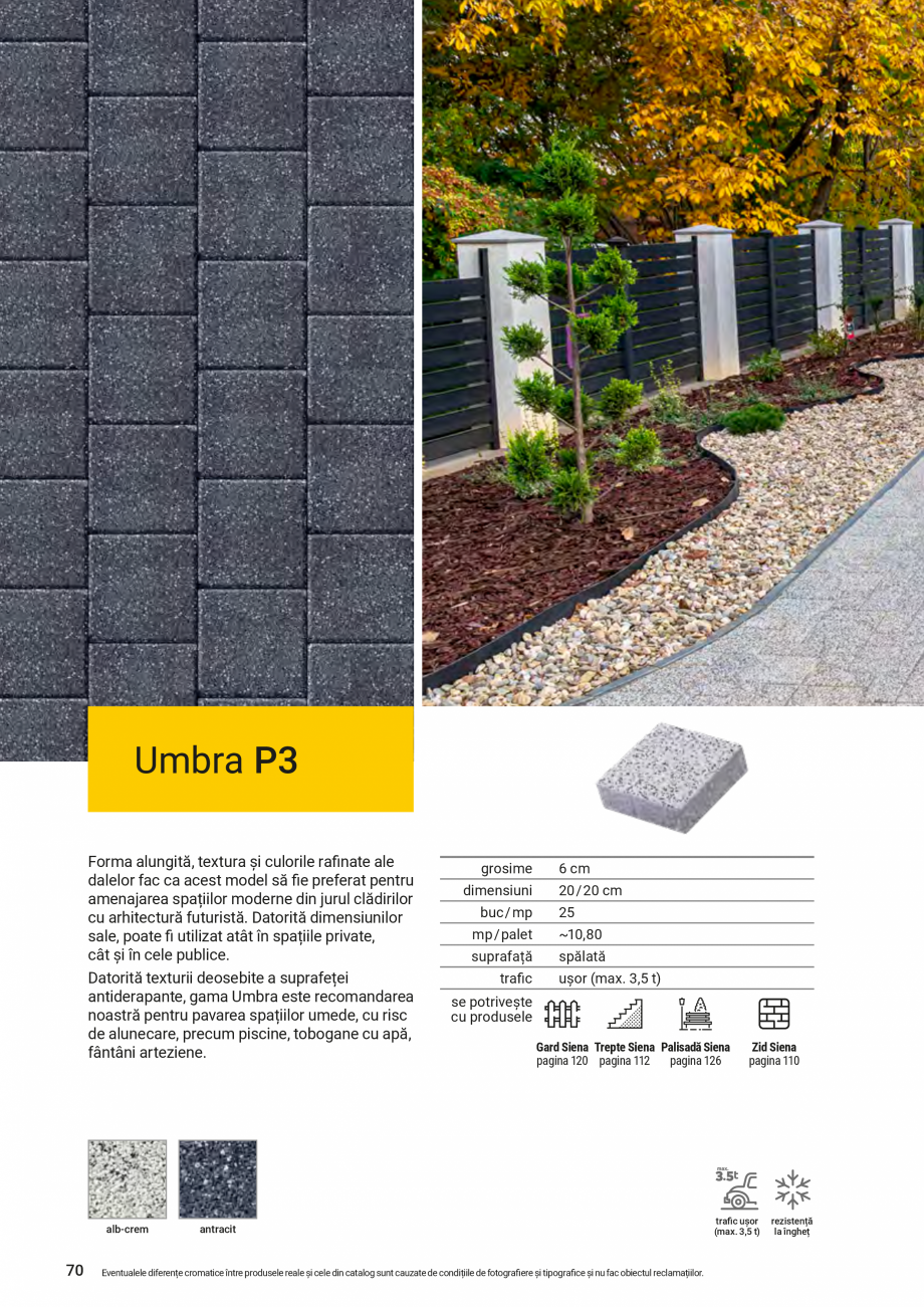 Pagina 60-Catalog - Elis Pavaje - 2024-2025 - Rigole din beton compact pentru zone cu trafic pietonal ELIS...