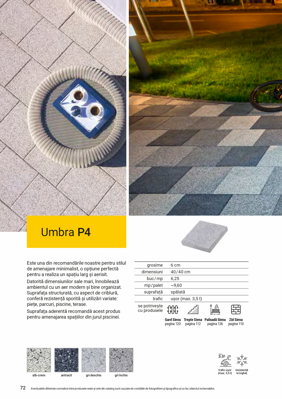 Pagina 62-Catalog - Elis Pavaje - 2024-2025 - Rigole din beton compact pentru zone cu trafic pietonal ELIS...
