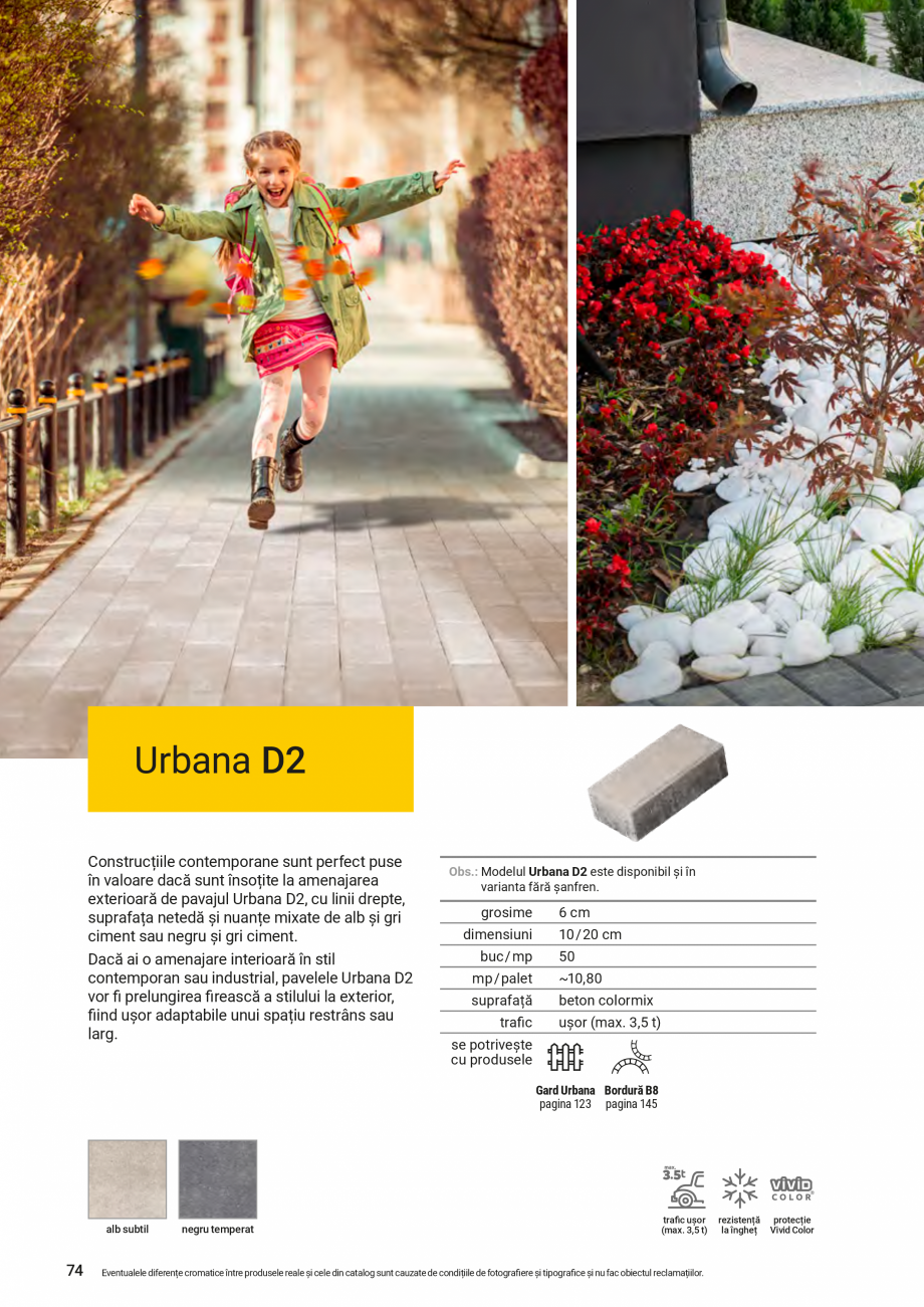 Pagina 64-Catalog - Elis Pavaje - 2024-2025 - Rigole din beton compact pentru zone cu trafic pietonal ELIS...