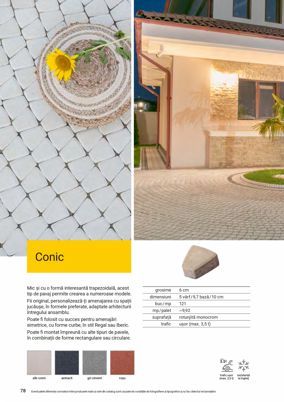Pagina 68-Catalog - Elis Pavaje - 2024-2025 - Rigole din beton compact pentru zone cu trafic pietonal ELIS...
