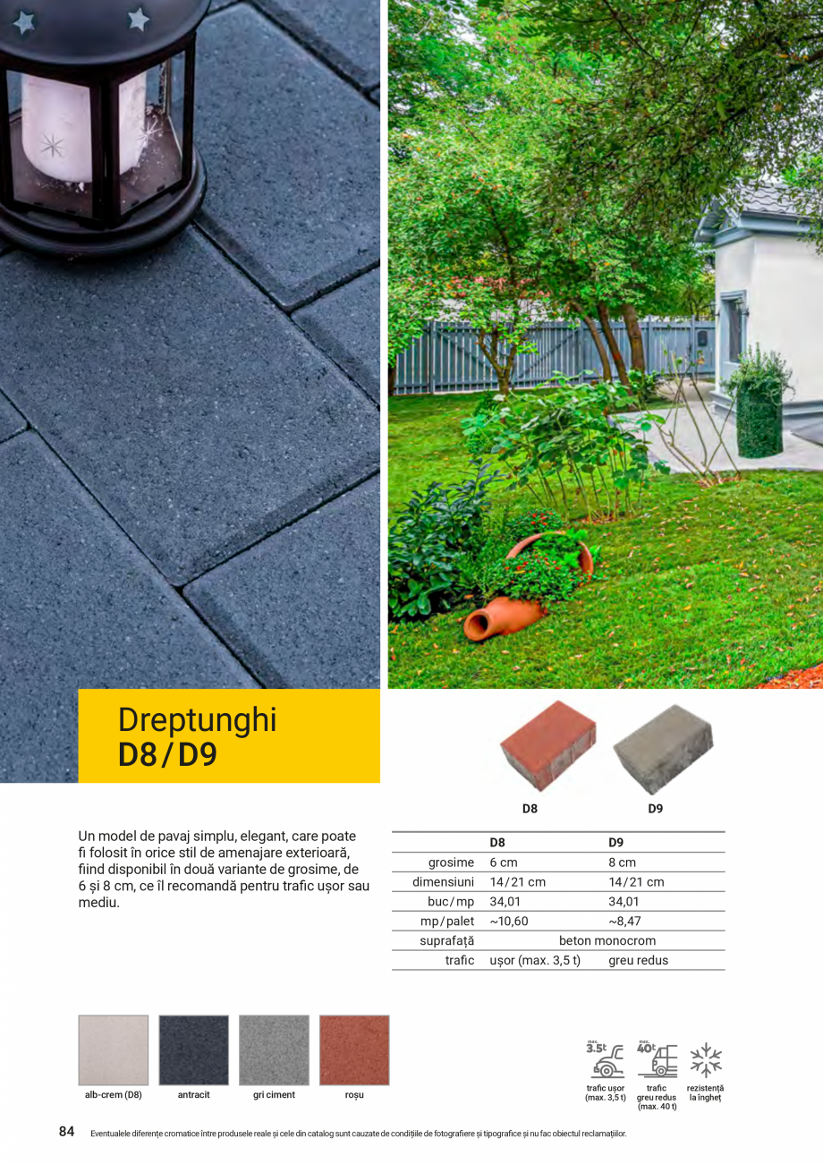 Pagina 74-Catalog - Elis Pavaje - 2024-2025 - Rigole din beton compact pentru zone cu trafic pietonal ELIS...