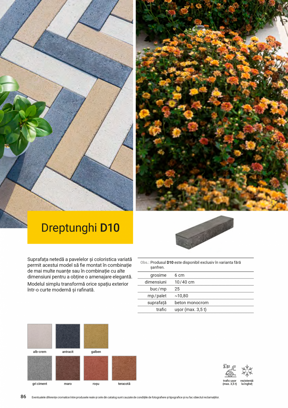 Pagina 76-Catalog - Elis Pavaje - 2024-2025 - Rigole din beton compact pentru zone cu trafic pietonal ELIS...