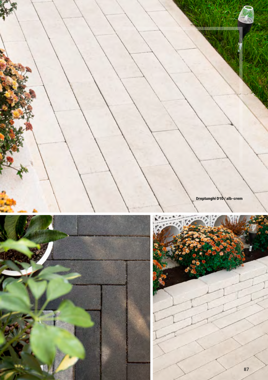 Pagina 77-Catalog - Elis Pavaje - 2024-2025 - Rigole din beton compact pentru zone cu trafic pietonal ELIS...
