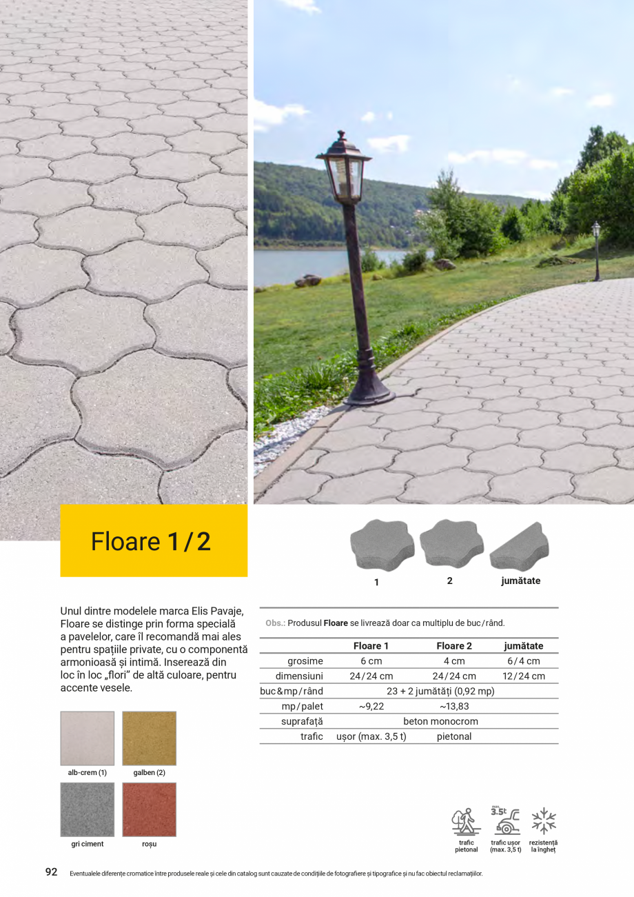 Pagina 82-Catalog - Elis Pavaje - 2024-2025 - Rigole din beton compact pentru zone cu trafic pietonal ELIS...