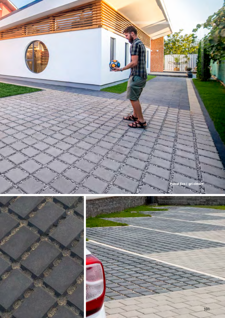 Pagina 93-Catalog - Elis Pavaje - 2024-2025 - Rigole din beton compact pentru zone cu trafic pietonal ELIS...