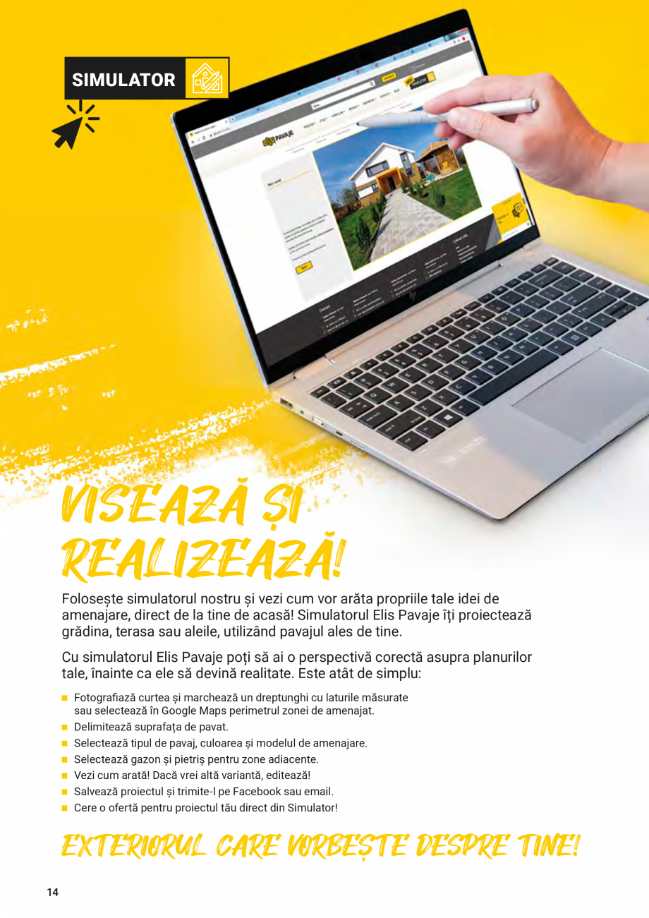 Pagina 98-Catalog - Elis Pavaje - 2024-2025 - Rigole din beton compact pentru zone cu trafic pietonal ELIS...