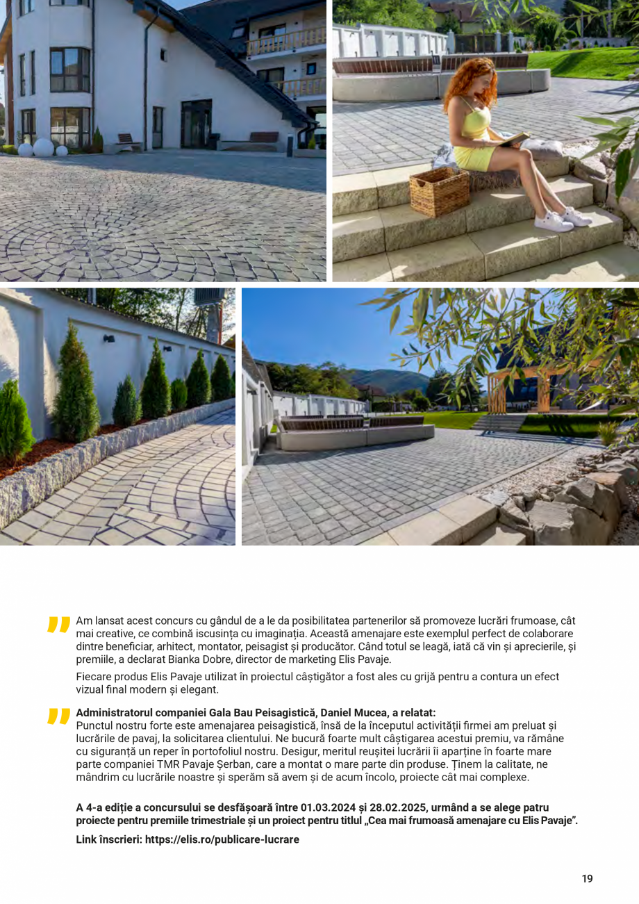 Pagina 109-Catalog - Elis Pavaje - 2024-2025 - Rigole din beton compact pentru zone cu trafic pietonal ELIS...