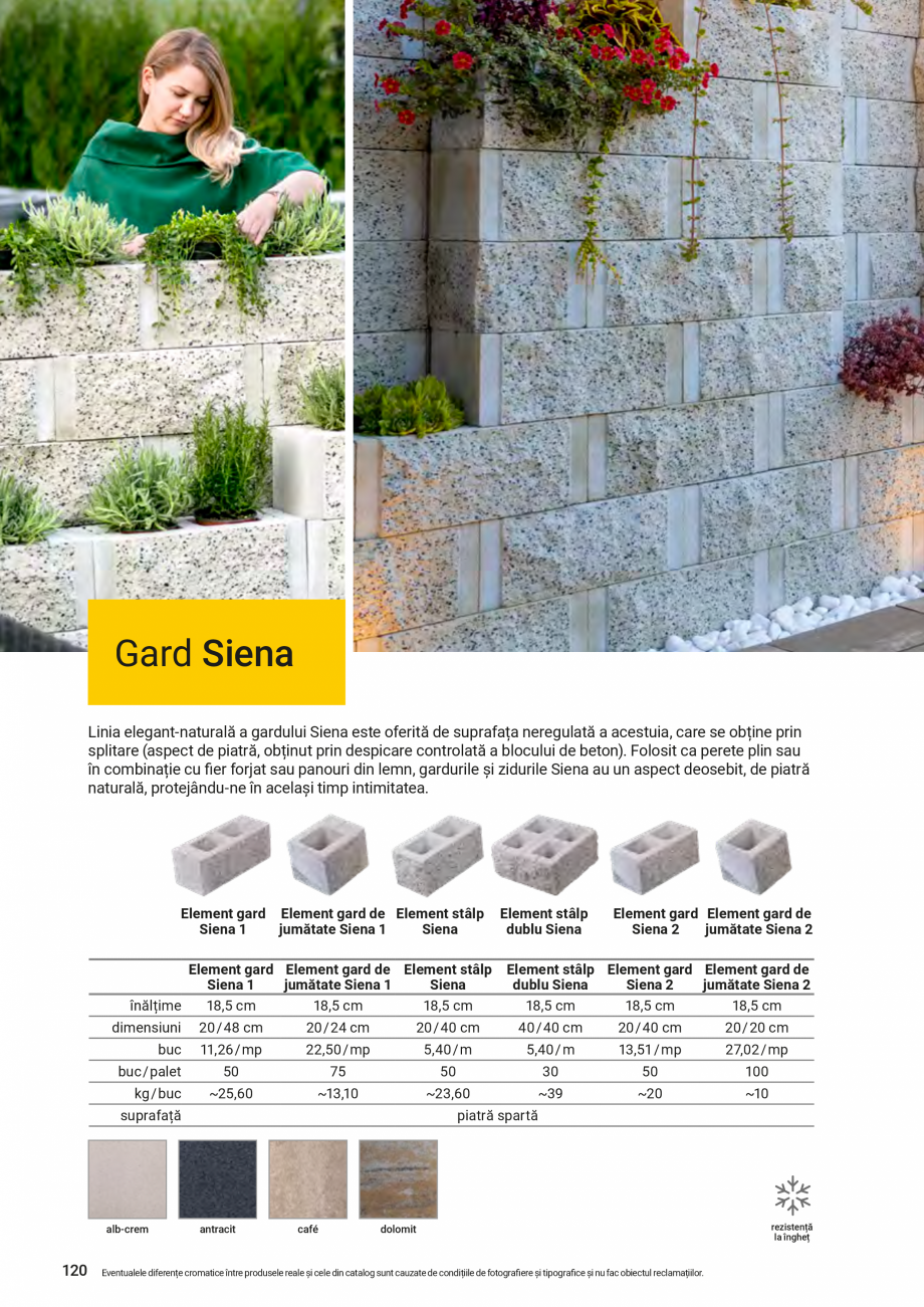 Pagina 120-Catalog - Elis Pavaje - 2024-2025 - Rigole din beton compact pentru zone cu trafic pietonal ELIS...