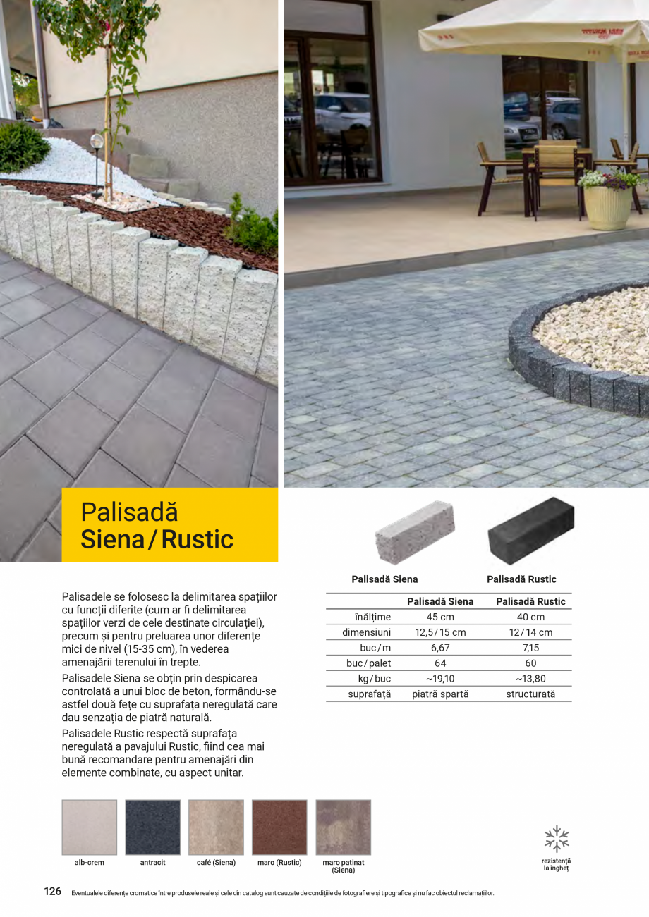 Pagina 126-Catalog - Elis Pavaje - 2024-2025 - Rigole din beton compact pentru zone cu trafic pietonal ELIS...