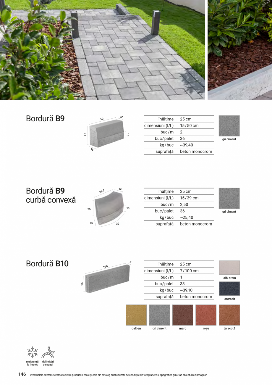 Pagina 146-Catalog - Elis Pavaje - 2024-2025 - Rigole din beton compact pentru zone cu trafic pietonal ELIS...