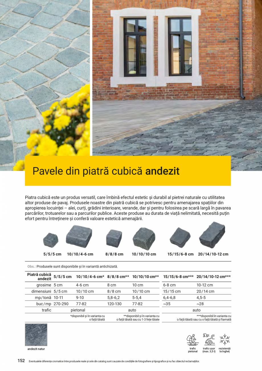 Pagina 152-Catalog - Elis Pavaje - 2024-2025 - Rigole din beton compact pentru zone cu trafic pietonal ELIS...