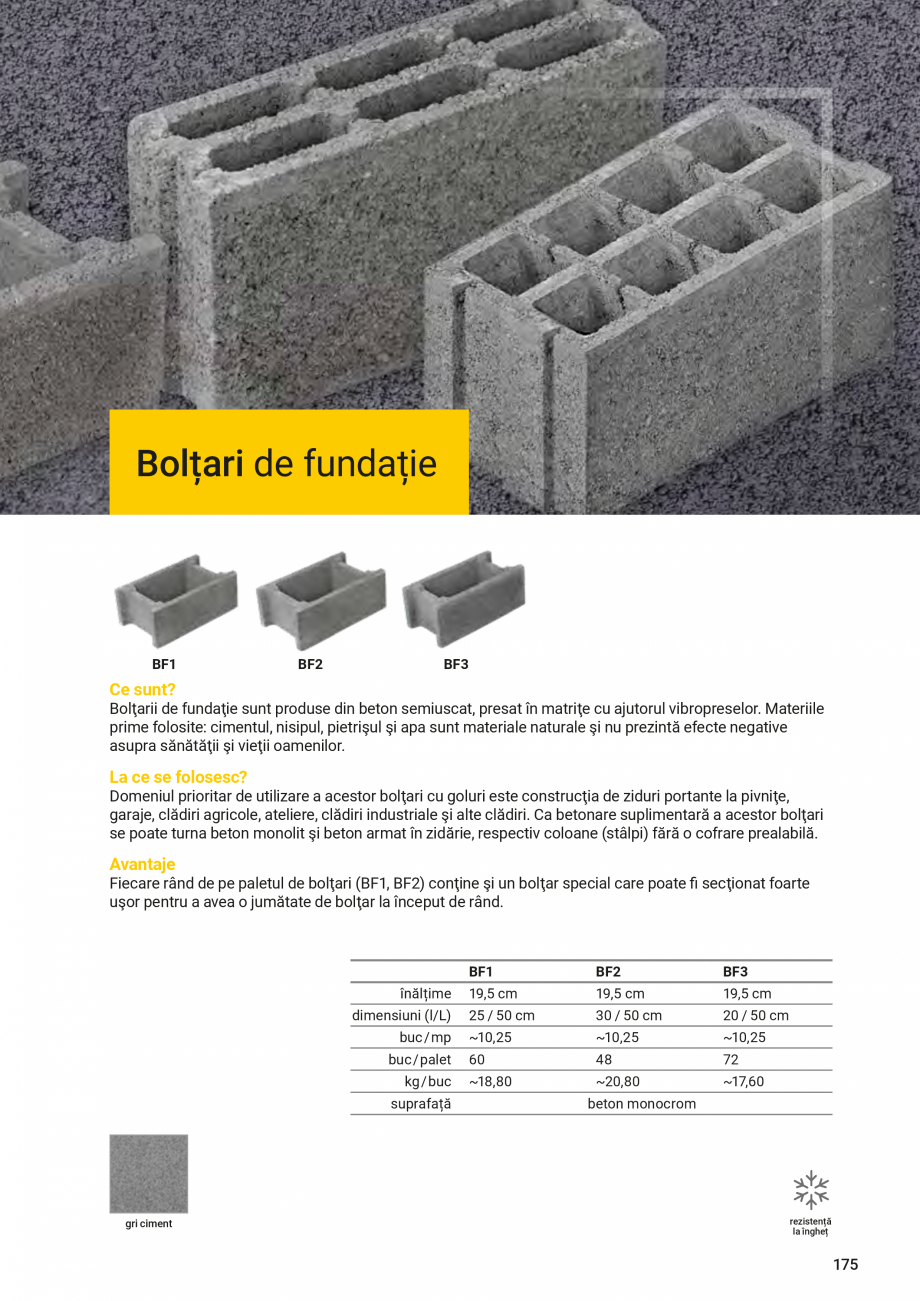 Pagina 175-Catalog - Elis Pavaje - 2024-2025 - Rigole din beton compact pentru zone cu trafic pietonal ELIS...