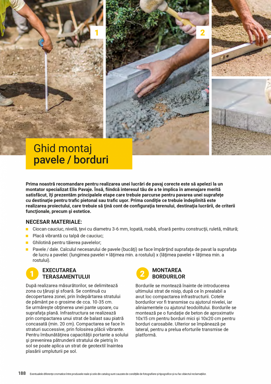 Pagina 188-Catalog - Elis Pavaje - 2024-2025 - Rigole din beton compact pentru zone cu trafic pietonal ELIS...