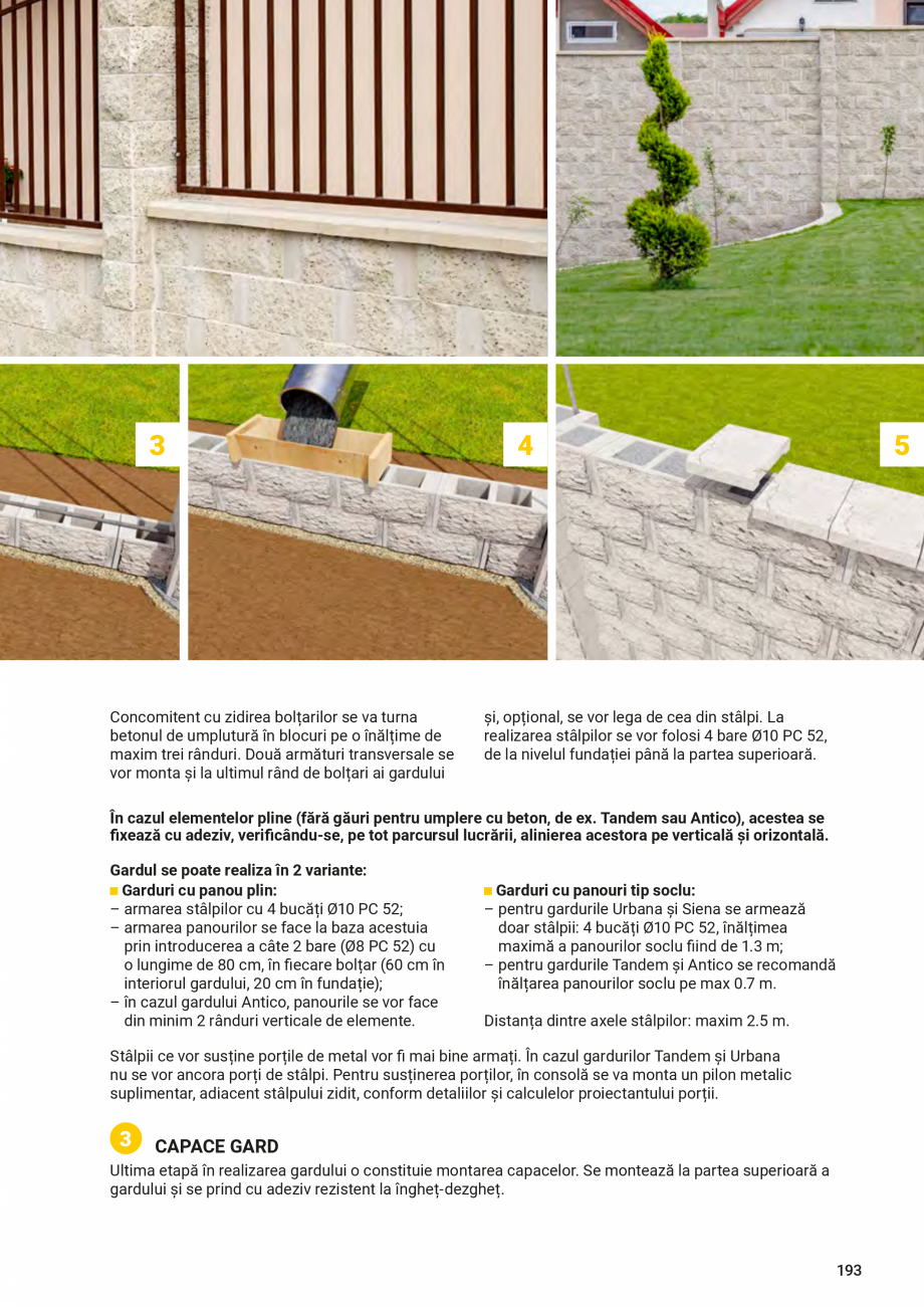 Pagina 193-Catalog - Elis Pavaje - 2024-2025 - Rigole din beton compact pentru zone cu trafic pietonal ELIS...