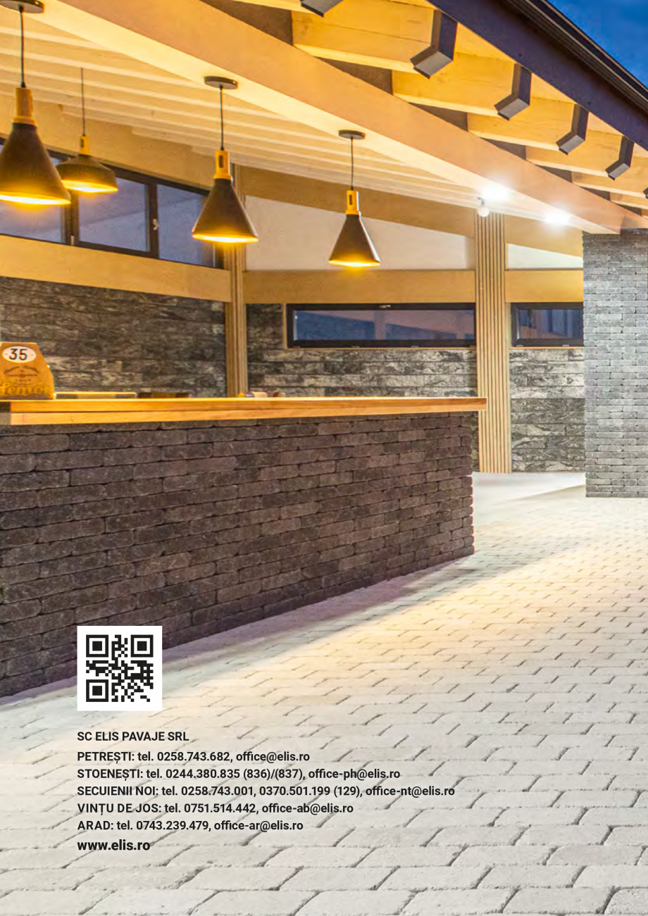 Pagina 200-Catalog - Elis Pavaje - 2024-2025 - Rigole din beton compact pentru zone cu trafic pietonal ELIS...