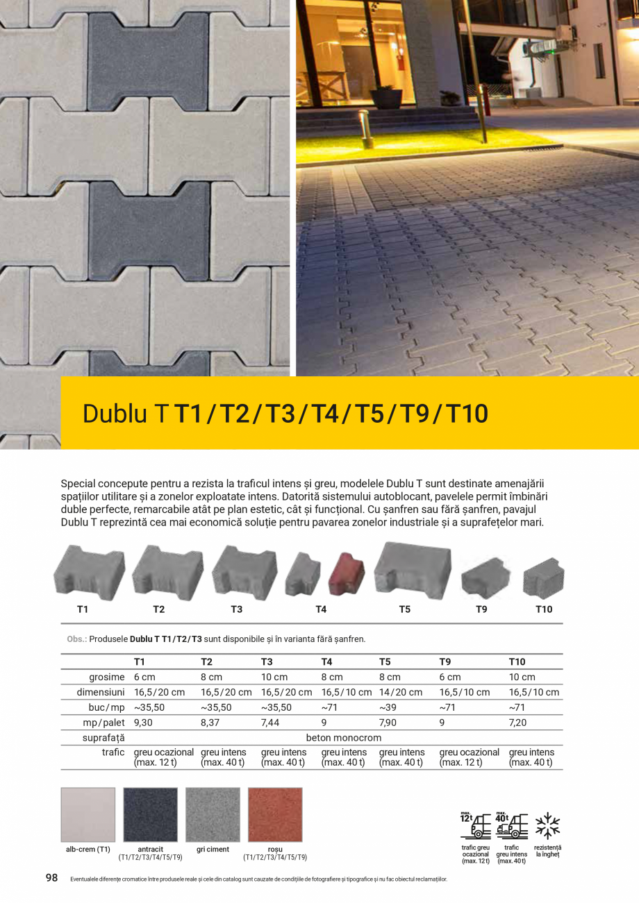 Pagina 94-Catalog de produse Elis  Pavaje 2026-2027 - Blocheti si boltari din beton ELIS PAVAJE Catalog,...