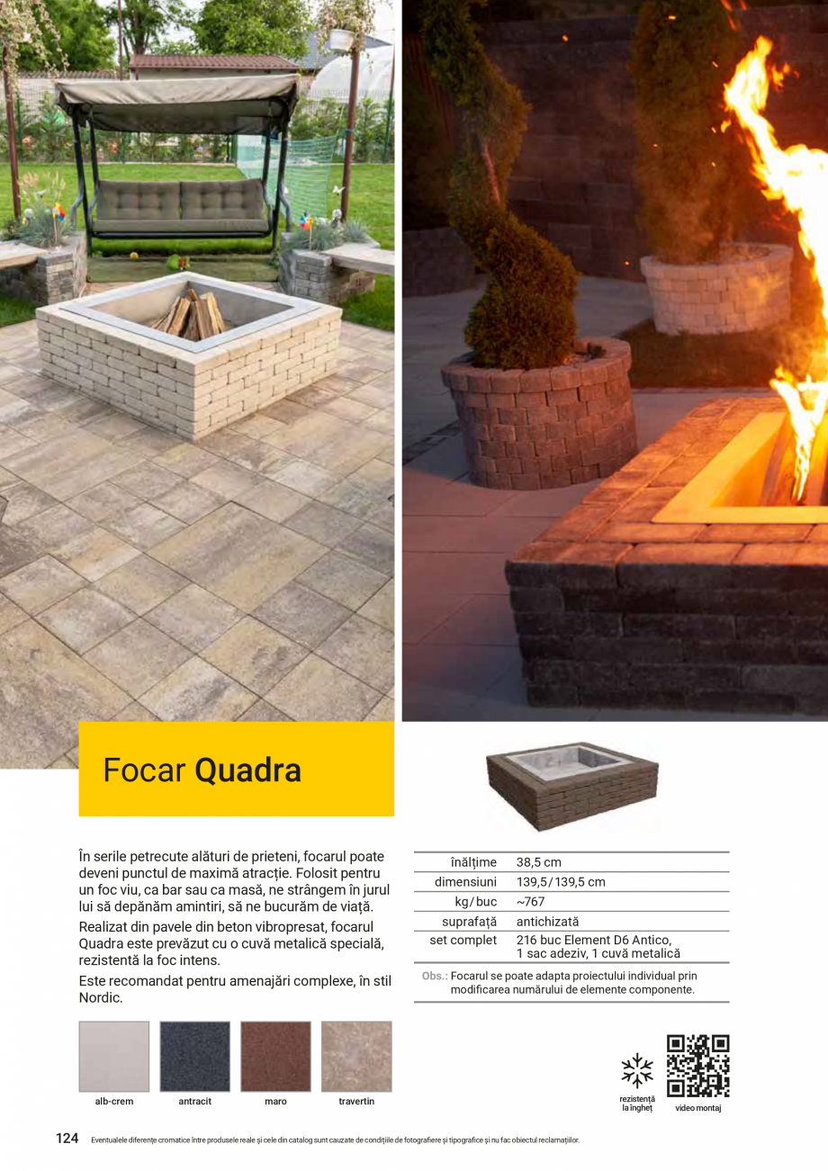Pagina 124-Catalog de produse Elis  Pavaje 2026-2027 - Blocheti si boltari din beton ELIS PAVAJE Catalog,...