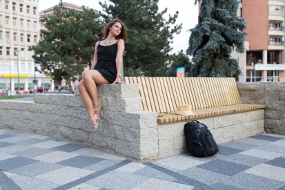 Bloc zid de colt Siena cu 3 fete splitate - Alb-crem colt Siena cu 3 fete