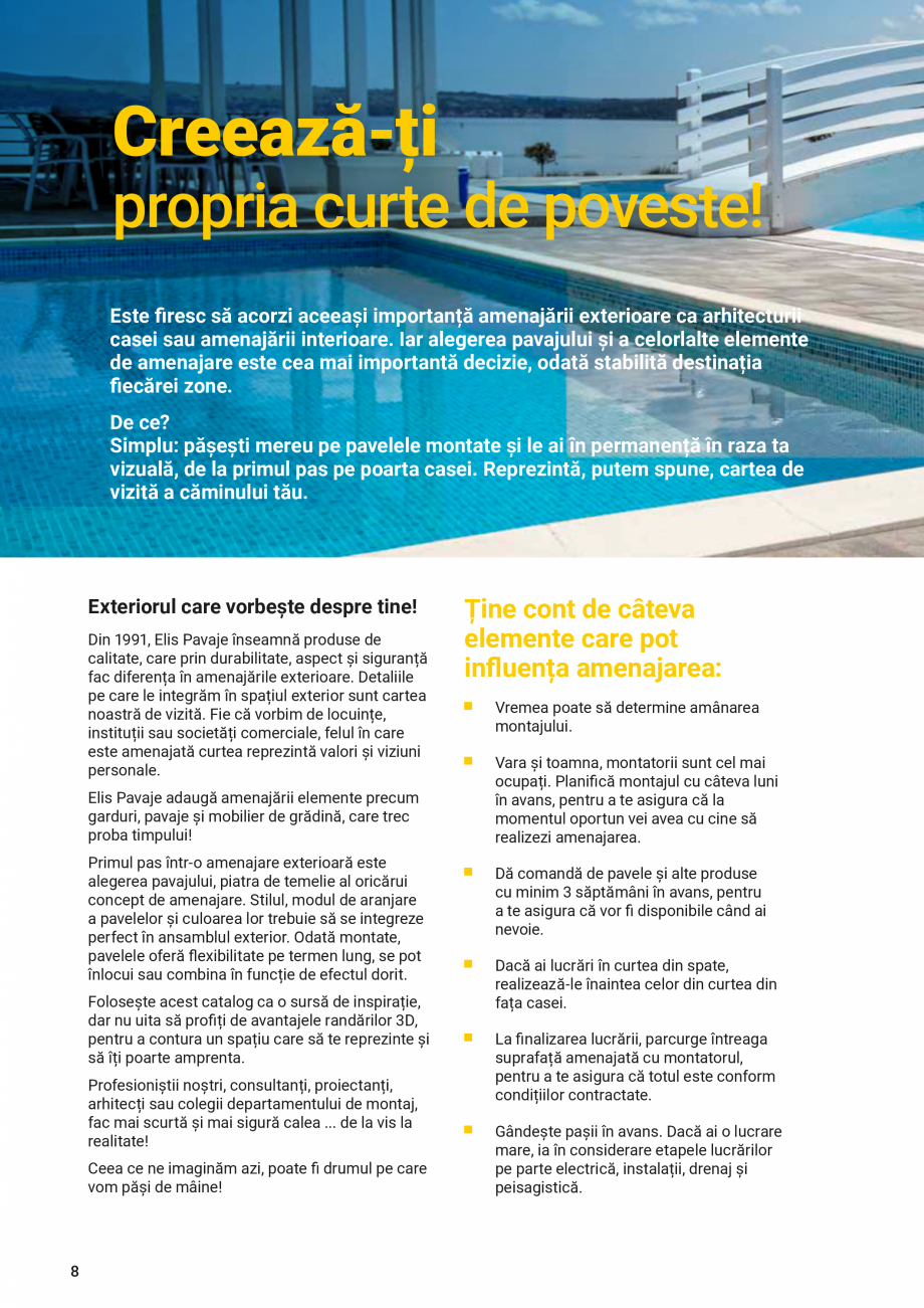 Pagina 8 - Catalog de produse si idei de amenajare Elis Pavaje 2022-2023 - Rigole din beton compact ...