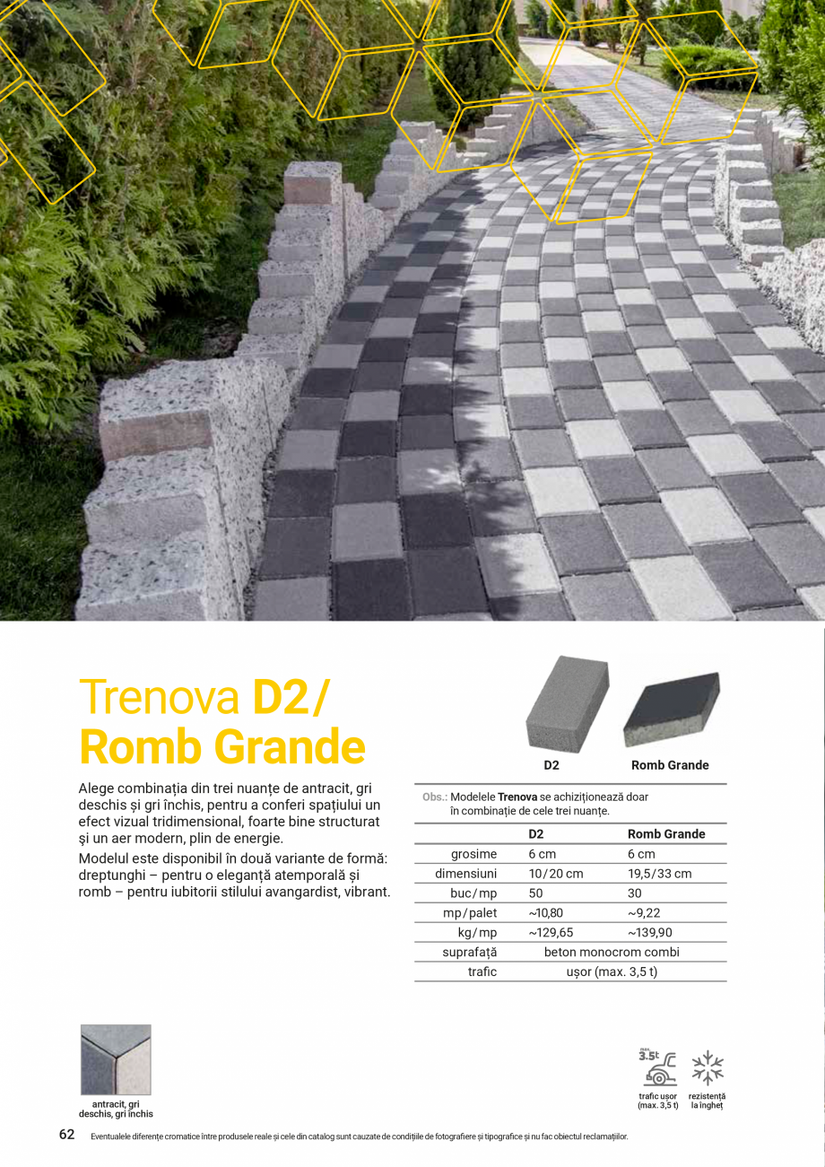Pagina 62 - Catalog de produse si idei de amenajare Elis Pavaje 2022-2023 - Rigole din beton compact...