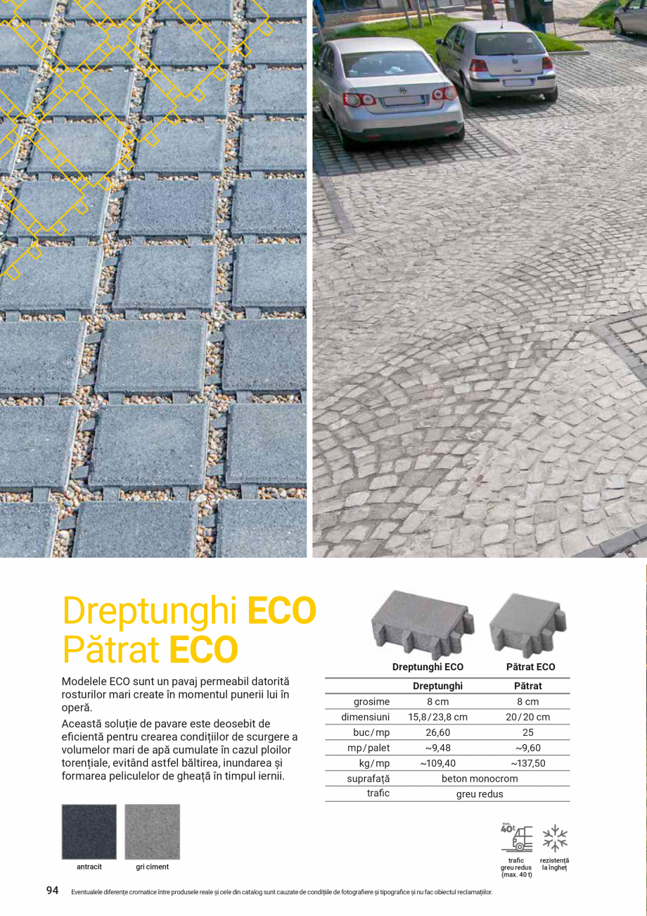 Pagina 94 - Catalog de produse si idei de amenajare Elis Pavaje 2022-2023 - Rigole din beton compact...
