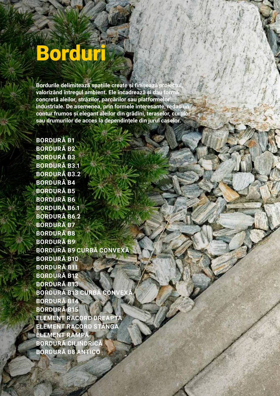 Pagina 138 - Catalog de produse si idei de amenajare Elis Pavaje 2022-2023 - Rigole din beton...