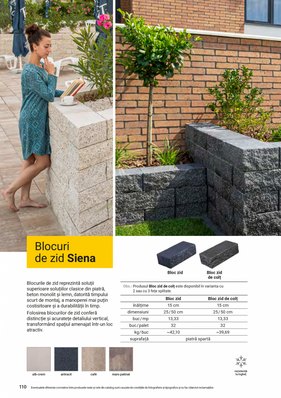 Pagina 110-Catalog - Elis Pavaje - 2024-2025 - Rigole din beton compact pentru terasa si gradina  ELIS PAVAJE...