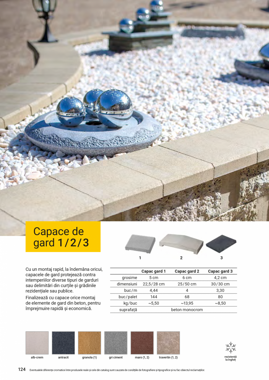 Pagina 124-Catalog - Elis Pavaje - 2024-2025 - Rigole din beton compact pentru terasa si gradina  ELIS PAVAJE...