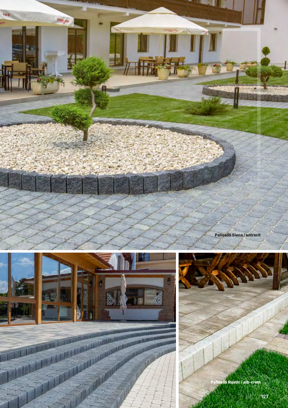 Pagina 127-Catalog - Elis Pavaje - 2024-2025 - Rigole din beton compact pentru terasa si gradina  ELIS PAVAJE...