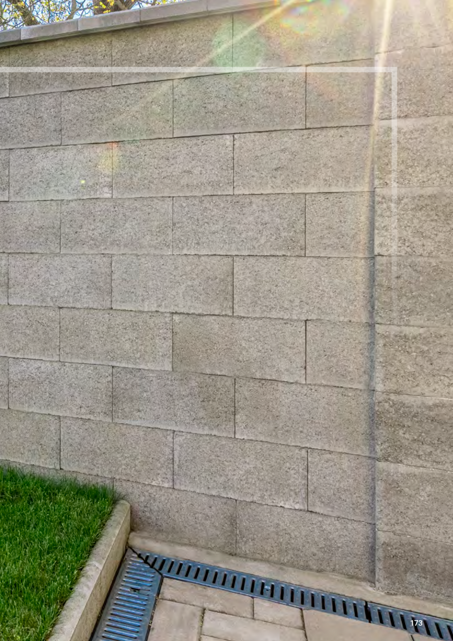 Pagina 173-Catalog - Elis Pavaje - 2024-2025 - Rigole din beton compact pentru terasa si gradina  ELIS PAVAJE...