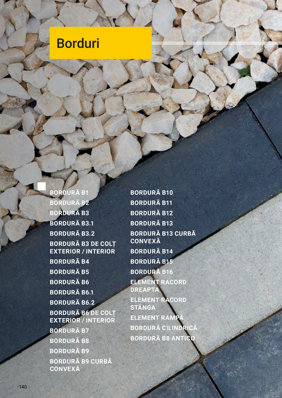 Pagina 140 - Catalog - Elis Pavaje - 2024-2025 - Garduri modulare din beton vibropresat ELIS PAVAJE ...